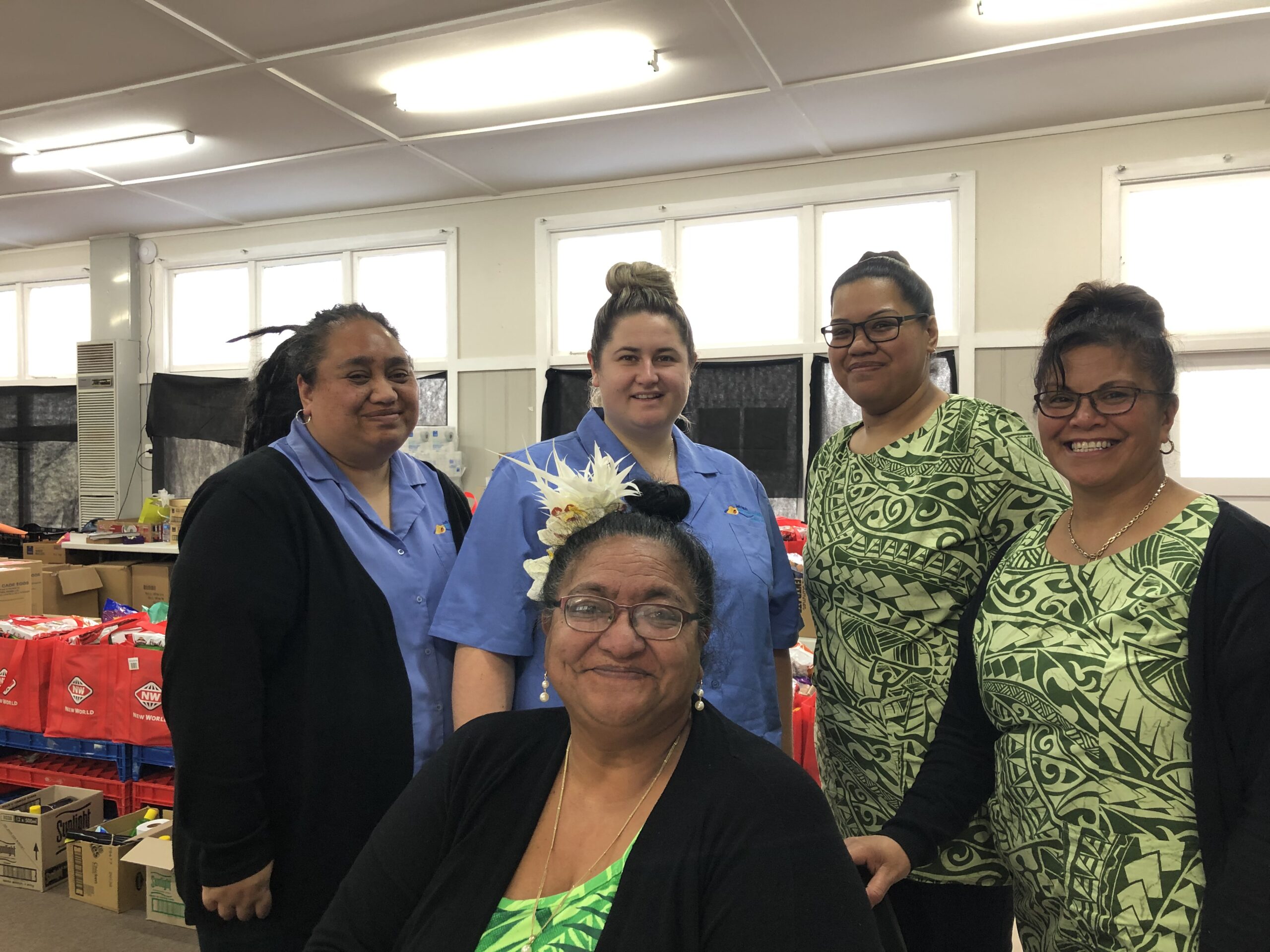 Smiling staff from South Waikato Pacific Islands Community Services Trust.