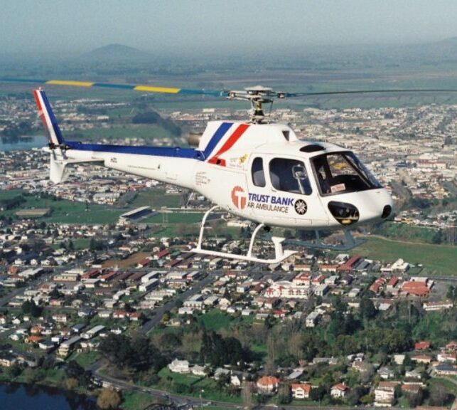 Trust Bank air ambulance helicopter from 1978